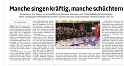 Zeitungsbericht